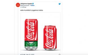 AliExpress Promueve Consumo De Cerveza En Qatar Con Funda De Coca Cola