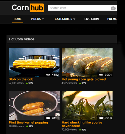 PornHub se convirtió en CornHub *Por qué? 