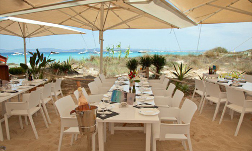 restaurante en la playa