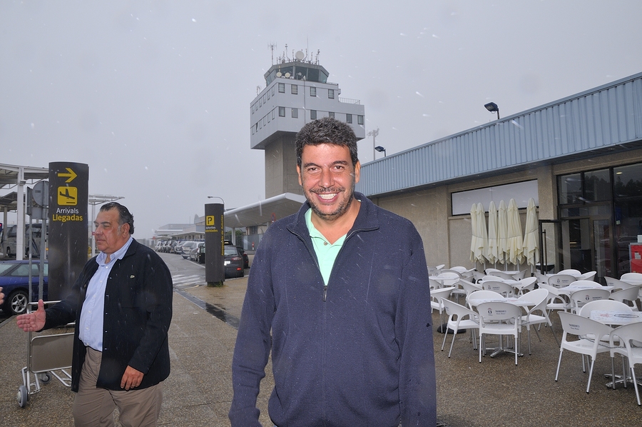 Football Players From Real Oviedo On Arrival At Asturias Airport