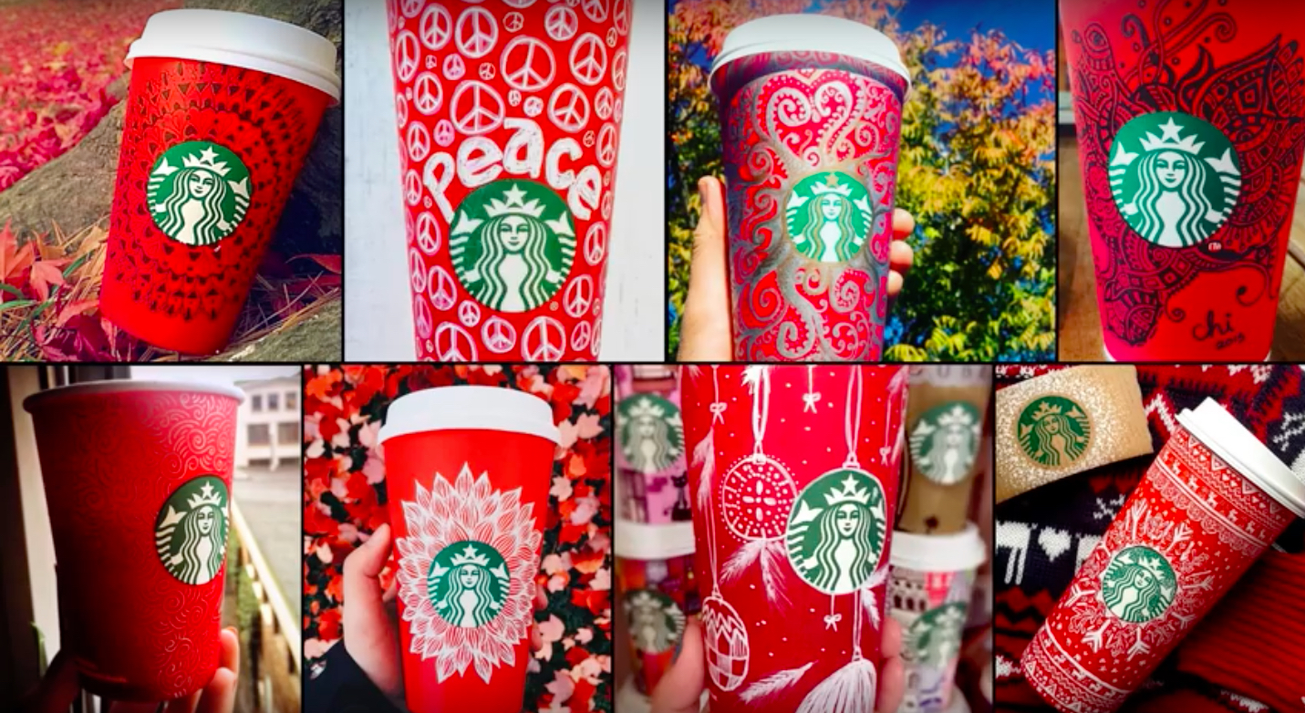 Los vasos de Navidad de Starbucks a lo largo de los años, Gallery