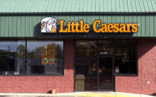 Little Caesars Storefront-burger king