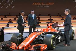 La presentación del McLaren 2017. Foto: Honda.