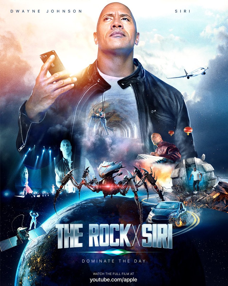 The Rock-Dwayne Johnson-Apple-Siri