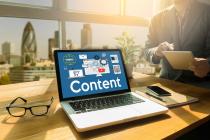 Medir el impacto del Content Marketing, Online Concept , Content Data Blogging Media
