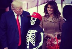 Celebración de Halloween en la Casa Blanca. Foto: @FLOTUS