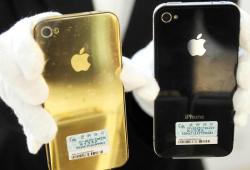 iPhone case oro