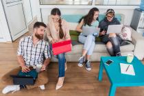 young people-sharing collaborative office-marketing-bigstock