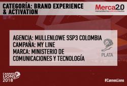 MullenLowe SSP3 Colombia arrasa y ahora se lleva plata en Brand Experience & Activation en Cannes Lions