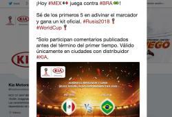 KIA-Rusia 2018-Mexico-Brasil