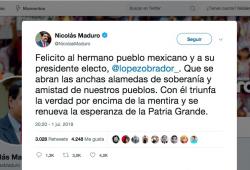 Nicolas Maduro-Lopez Obrador-Elecciones 2018