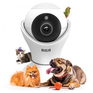 RCA Cámara de vigilancia para Mascotas Visión de 360 grados-Amazon