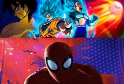 Dragon ball Super Broly Spiderman Into the Spirder verse