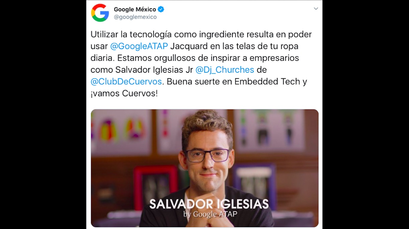 Las ideas empresariales de Salvador Iglesias en Club de Cuervos lo han  llevado a ser embajador de Google ATAP