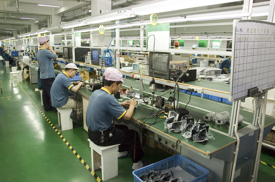 trabajadoras Foxconn