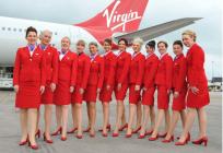 Uniforme de las azafatas de Virgin Atlantic Airways