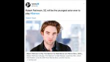 Robert Pattinson será Batman y la gente está cuestionando a DC la decisión