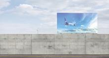 The over the wall billboard-AeroMéxico