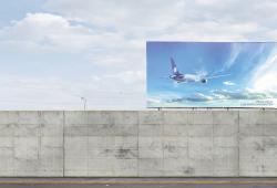 The over the wall billboard-AeroMéxico