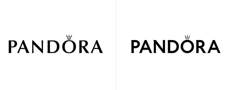 Logo de Pandora: Antes / Ahora