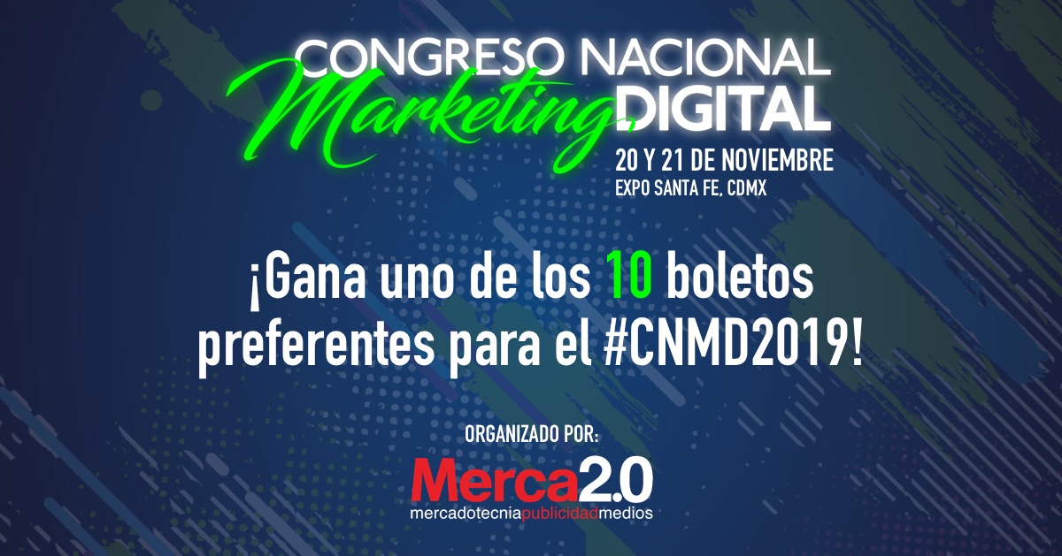 ¡Gana un boleto para el Congreso Nacional de Marketing Digital!
