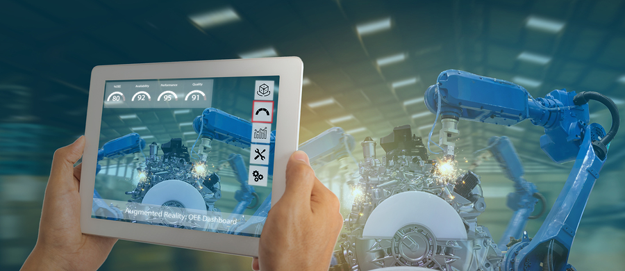 Iot Industry 4.0 Concept,industrial Engineer Using Software (aug