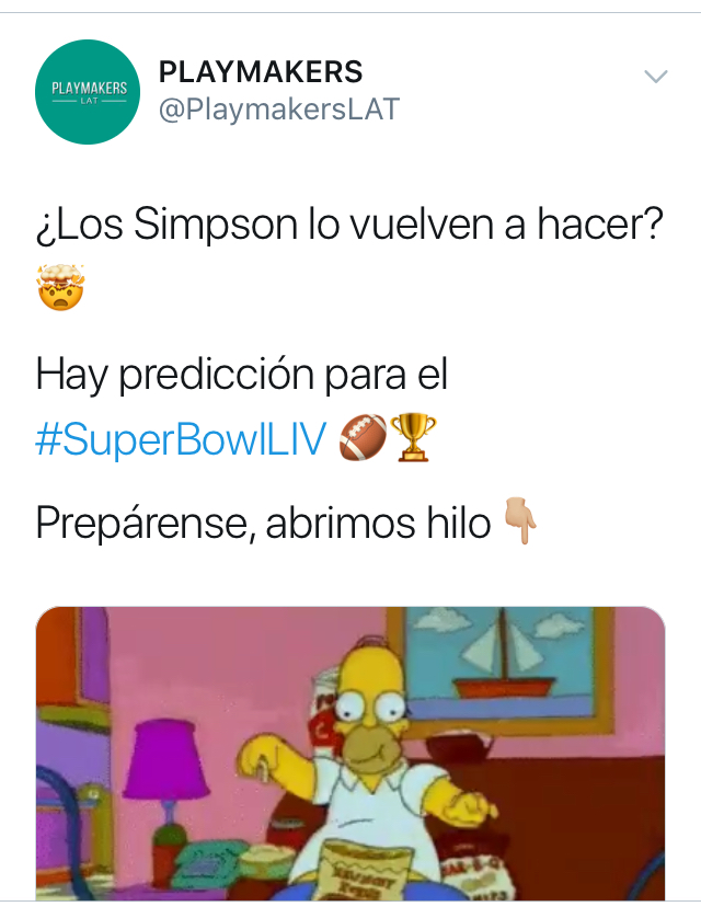 Los Simpson son tendencia por “predecir” al vencedor del Super Bowl