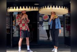 Burger King-social distance crowns