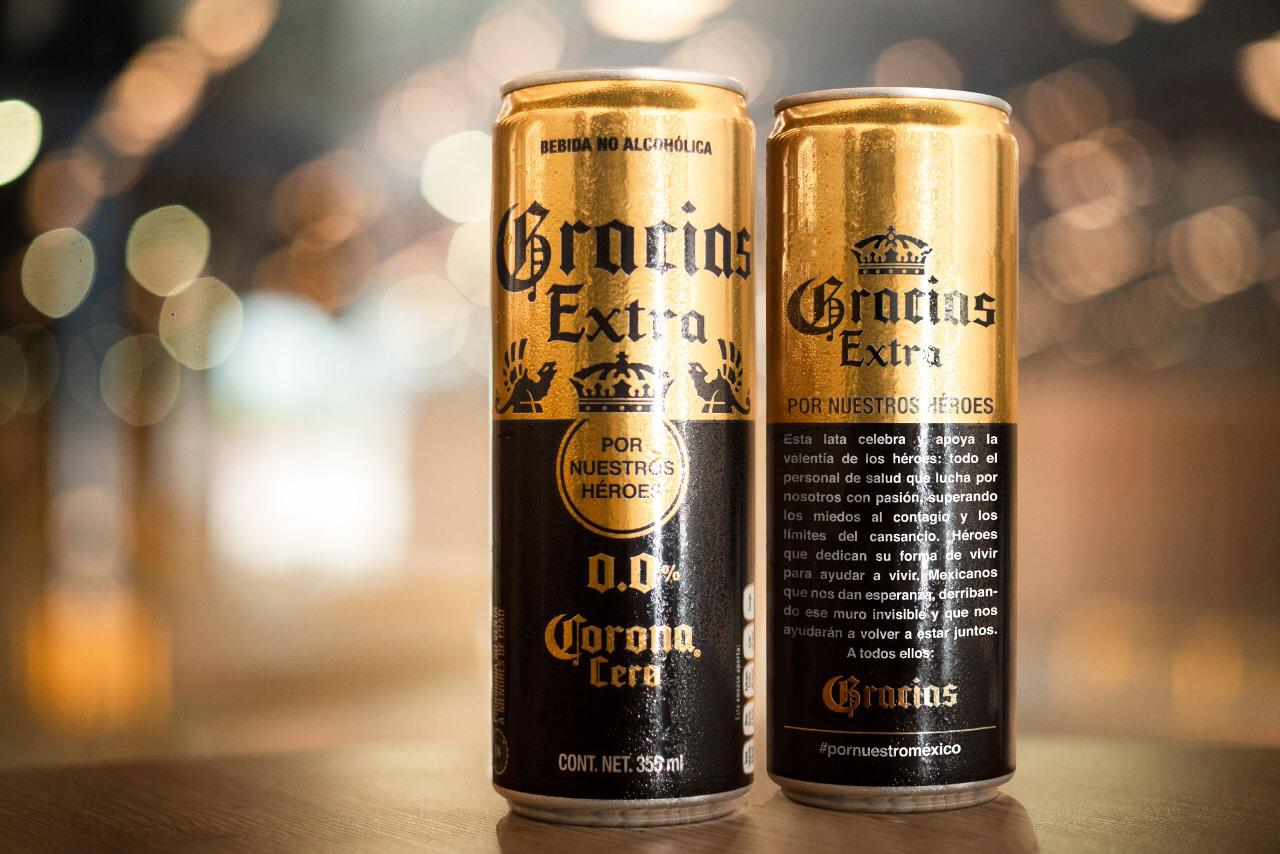 Cerveza Corona-Gracias-Cruz Roja-Corona Cero