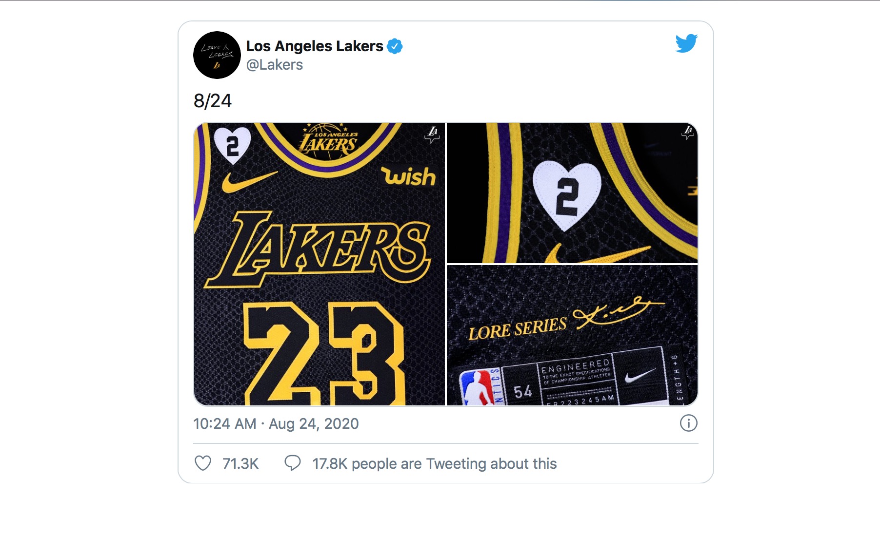 Lakers-Nike-Kobe Bryant