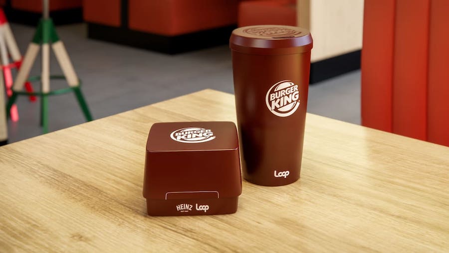 Los envases reutilizables de Burger King podrían acabar con la comida rápida