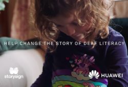 Campaña destacada: StorySign, la iniciativa de Huawei para ayudar a los niños con sordera