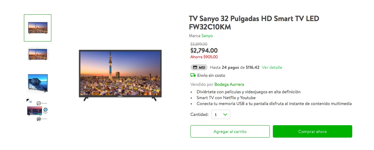 Photo of Bodega Aurrera está causando revuelo en las redes por la oferta verificada de Smart TV