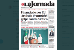 La Jornada ha recibido críticas debido a su portada