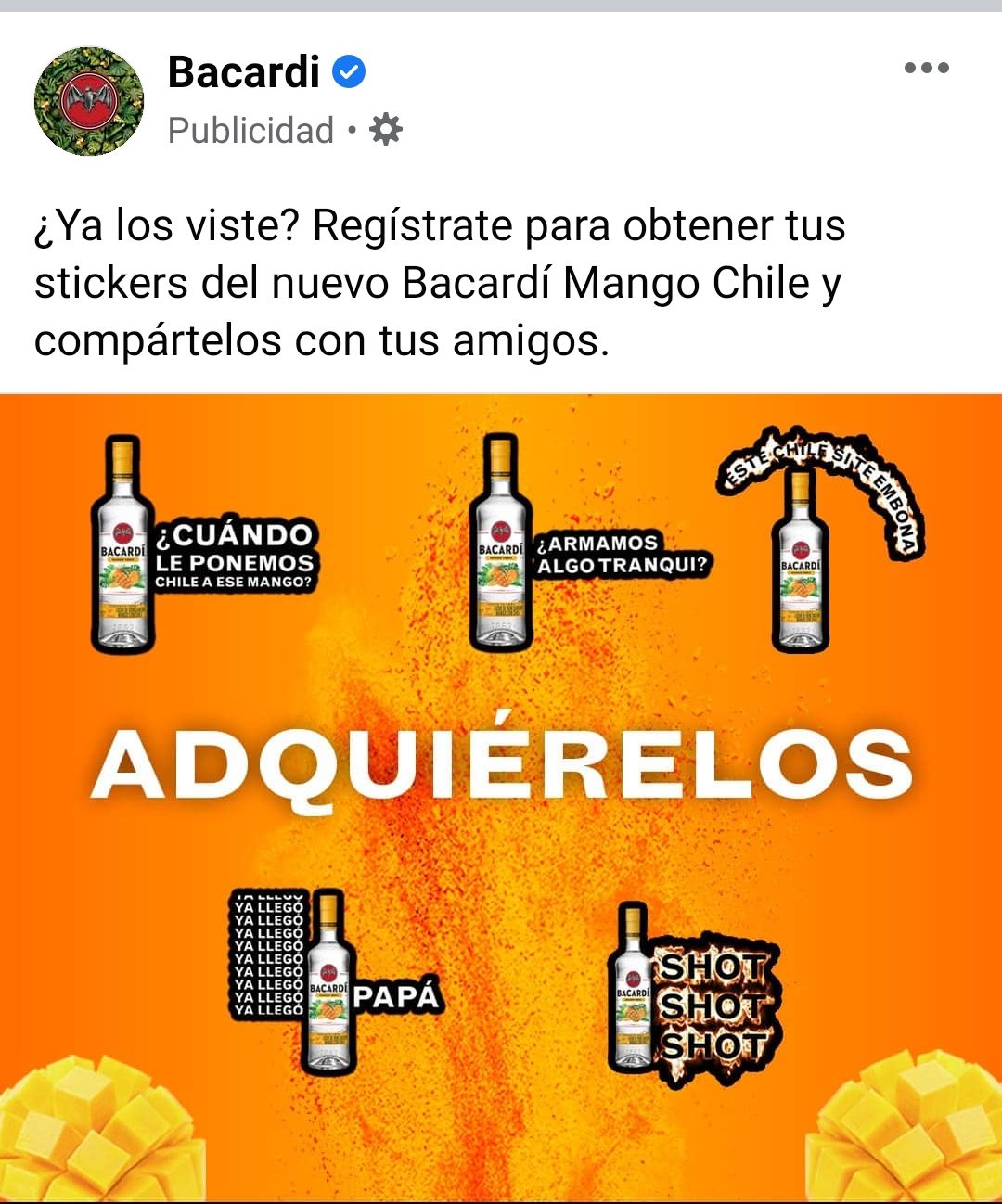 Bacardi - Stickers