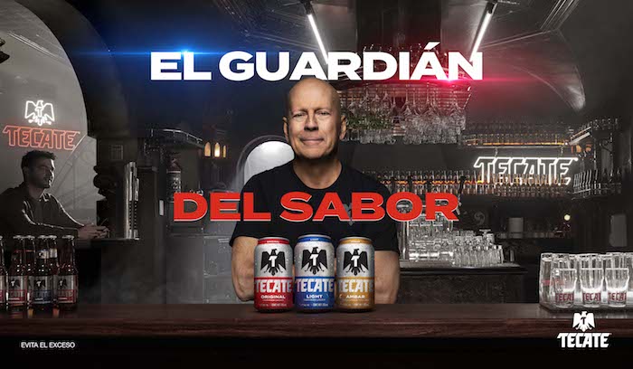 First Stallone, now Tecate hires Bruce Willis for their campaigns