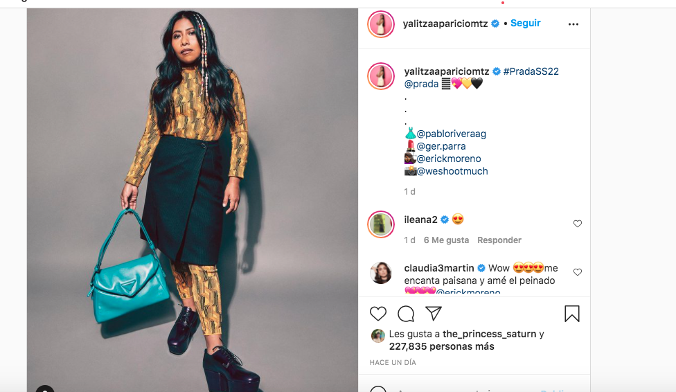 Yalitza Aparicio Surprises In Social Networks And Prada Is The Winning  Brand - Bullfrag