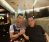 Cristiano Ronaldo y Peter Lim