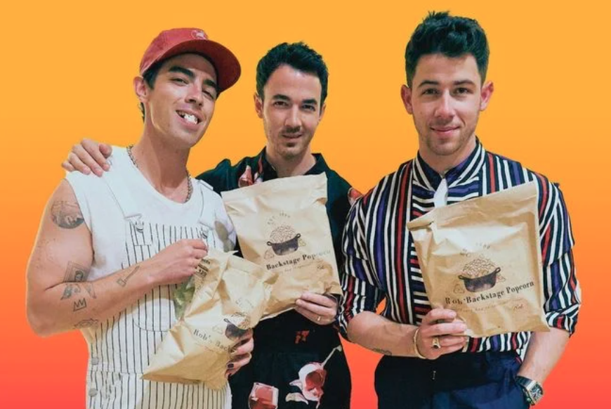 Jonas Brothers tendrán su propia marca de palomitas y se ganan a millennials