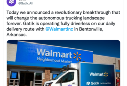 camiones sin conductor walmart