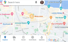 google maps evitar multitudes