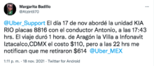 Conductor de Uber