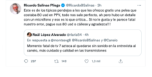 Salinas Pliego insulta