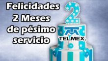 Telmex cumple dos meses