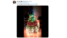 árbol navidad Heineken