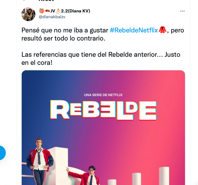 This is how they react in networks after the premiere of the remake of Rebelde, from Netflix