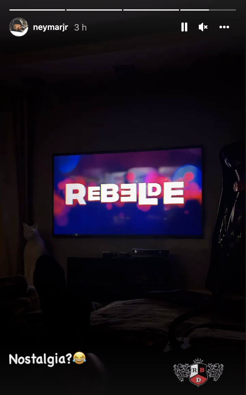Neymar is watching Rebelde on Netflix and thus revealed his fanaticism for the series