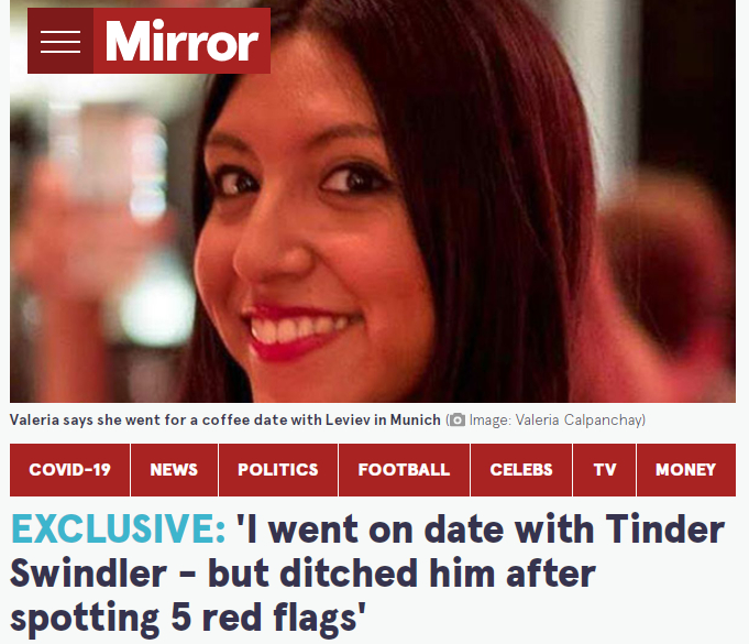 An Argentine abandoned the Tinder scammer: this is how she discovered the deception