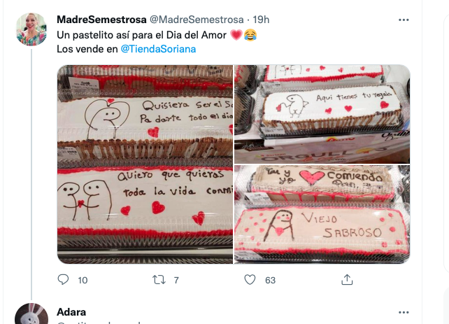 Soriana se gana a consumidora por creativos pasteles para San Valentín
