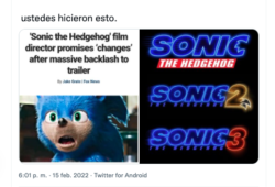 Sonic tendrá tercera película